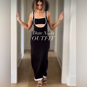 NWT Cut Out Column Maxi Dress